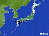 2024年06月24日のアメダス(降水量)