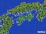 2024年06月24日の四国地方のアメダス(日照時間)