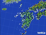 2024年06月24日の九州地方のアメダス(日照時間)