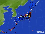 2024年06月24日のアメダス(日照時間)
