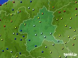 2024年06月24日の群馬県のアメダス(日照時間)