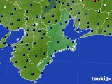 三重県のアメダス実況(日照時間)(2024年06月24日)