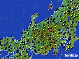 北陸地方のアメダス実況(日照時間)(2024年06月25日)