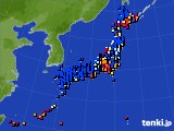 2024年06月25日のアメダス(日照時間)