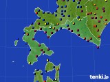 2024年06月25日の道南のアメダス(日照時間)
