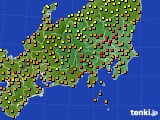 2024年06月26日の関東・甲信地方のアメダス(気温)