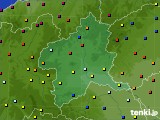 2024年06月27日の群馬県のアメダス(日照時間)