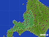 2024年06月28日の道央のアメダス(気温)