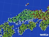 2024年06月29日の中国地方のアメダス(日照時間)