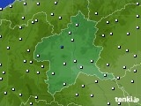 群馬県のアメダス実況(風向・風速)(2024年06月29日)