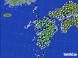 2024年06月30日の九州地方のアメダス(風向・風速)