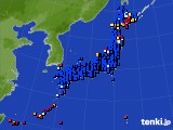 2024年07月01日のアメダス(日照時間)