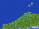 2024年07月01日の島根県のアメダス(日照時間)