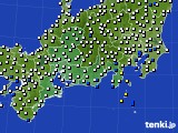 東海地方のアメダス実況(風向・風速)(2024年07月01日)