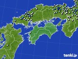 四国地方のアメダス実況(降水量)(2024年07月02日)