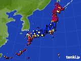2024年07月02日のアメダス(日照時間)