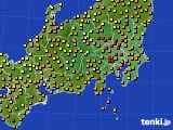2024年07月02日の関東・甲信地方のアメダス(気温)