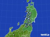 東北地方のアメダス実況(降水量)(2024年07月03日)