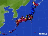 2024年07月03日のアメダス(日照時間)