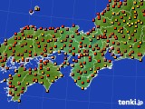 近畿地方のアメダス実況(気温)(2024年07月03日)