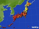 アメダス実況(気温)(2024年07月03日)