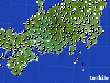 東海地方のアメダス実況(風向・風速)(2024年07月03日)