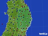 岩手県のアメダス実況(日照時間)(2024年07月04日)