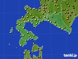 2024年07月04日の道南のアメダス(気温)