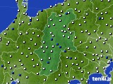 2024年07月04日の長野県のアメダス(風向・風速)