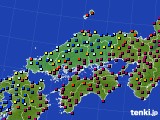 2024年07月05日の中国地方のアメダス(日照時間)