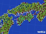 四国地方のアメダス実況(日照時間)(2024年07月05日)