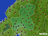 岐阜県のアメダス実況(気温)(2024年07月05日)