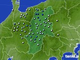 長野県のアメダス実況(降水量)(2024年07月06日)