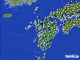 2024年07月06日の九州地方のアメダス(風向・風速)