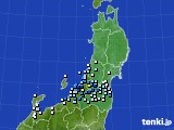 東北地方のアメダス実況(降水量)(2024年07月08日)