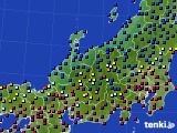 北陸地方のアメダス実況(日照時間)(2024年07月08日)