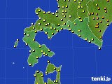 2024年07月08日の道南のアメダス(気温)