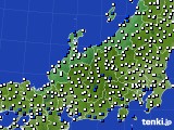 北陸地方のアメダス実況(風向・風速)(2024年07月08日)