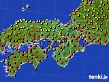 近畿地方のアメダス実況(気温)(2024年07月09日)