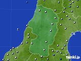 山形県のアメダス実況(降水量)(2024年07月10日)