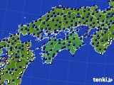 四国地方のアメダス実況(日照時間)(2024年07月10日)