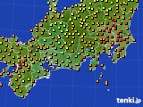 東海地方のアメダス実況(気温)(2024年07月10日)