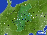 長野県のアメダス実況(降水量)(2024年07月11日)