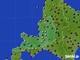 2024年07月11日の道央のアメダス(日照時間)
