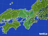 近畿地方のアメダス実況(降水量)(2024年07月12日)