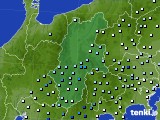 長野県のアメダス実況(降水量)(2024年07月12日)