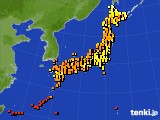 アメダス実況(気温)(2024年07月12日)