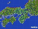 近畿地方のアメダス実況(日照時間)(2024年07月13日)