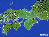 近畿地方のアメダス実況(降水量)(2024年07月14日)