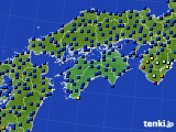 四国地方のアメダス実況(日照時間)(2024年07月14日)